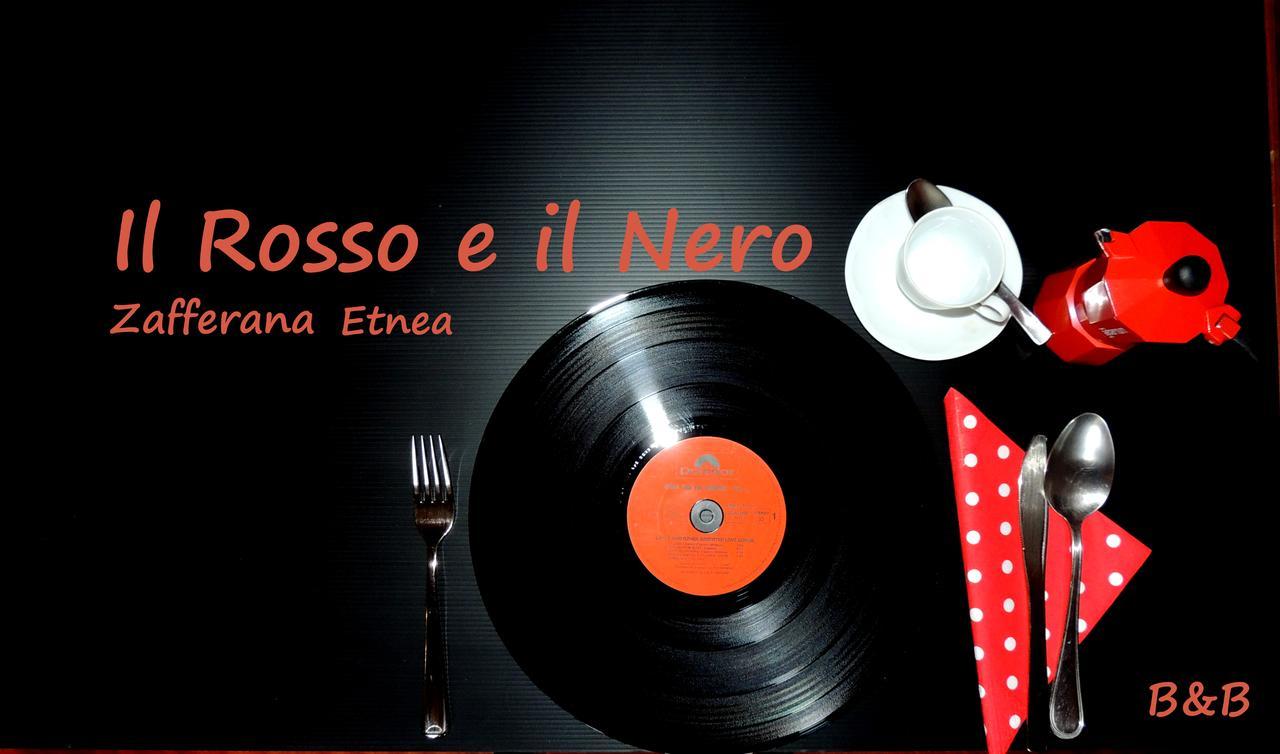 B&B Il Rosso E Il Nero Zafferana Etnea Exteriör bild